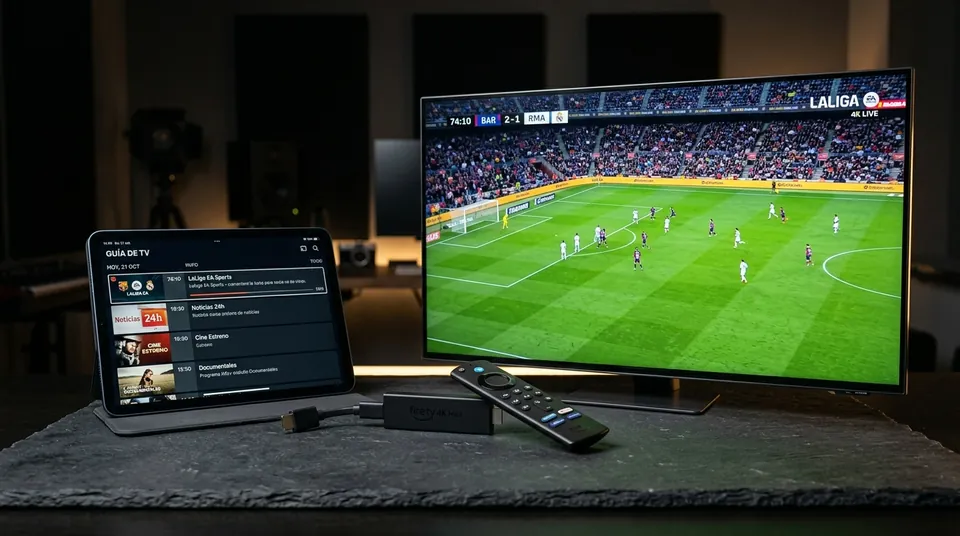 Dispositivos compatibles con iptvstream.es: Firestick, Smart TV, tablet y móvil